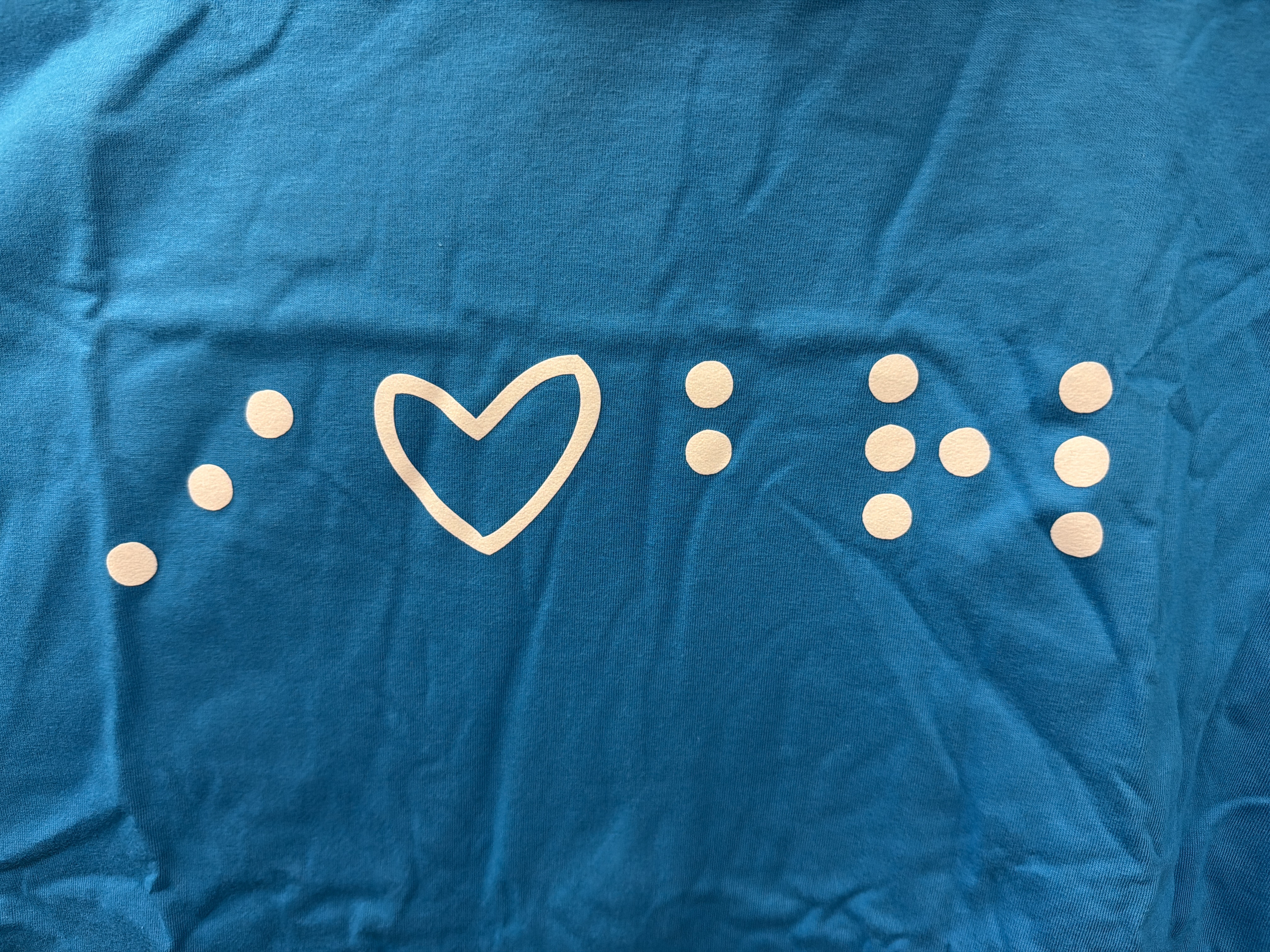 I heart braille sapphire