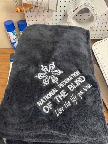 NFB blanket with embroidery 